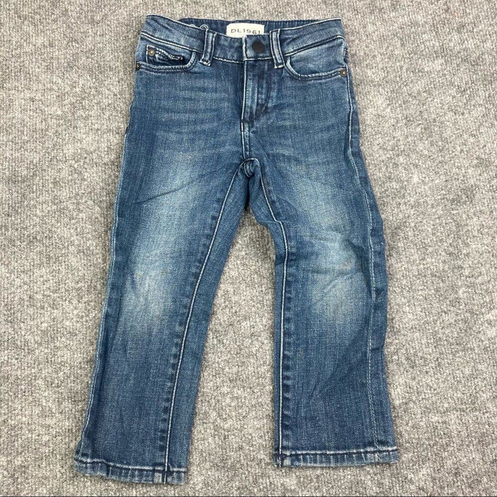 DL1961 Jeans Boys Size 3 Blue Hawke Skinny Fit Medium Wash Denim Pants